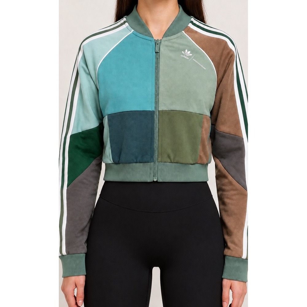 adidas x KSENIASCHNAIDER Reprocessed Track Jacket Womens XS II0760 Rare